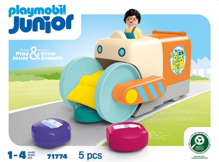 Produktbild Playmobil JUNIOR: Spassiges Müllsammelfahrzeug (71774, Playmobil Junior)