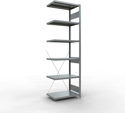 Actual product image Schulte Lagertechnik MULTIplus250 boltless bay system with cross brace