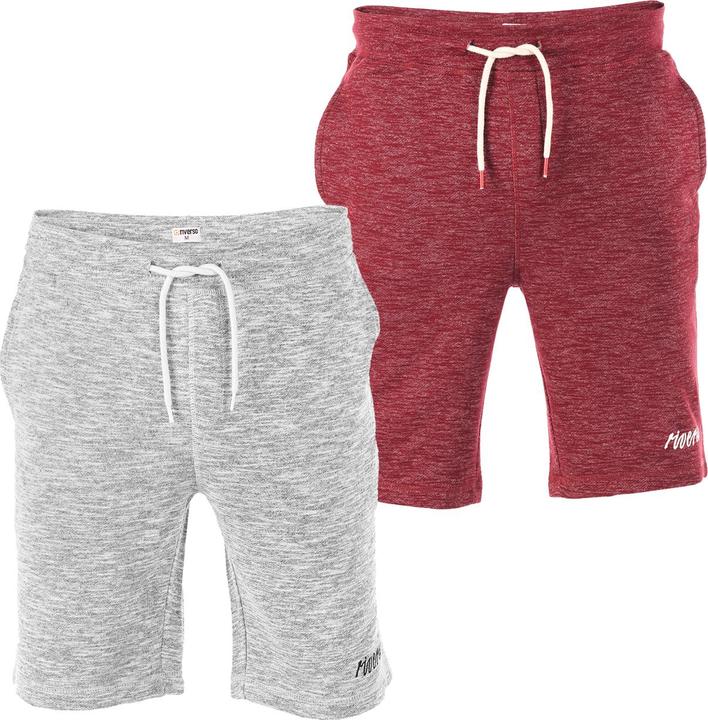 Grey Melange & Red Melange