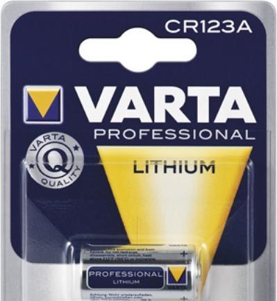 Actual product image Varta Photo Lithium (1 pcs., CR123A, 1430 mAh)