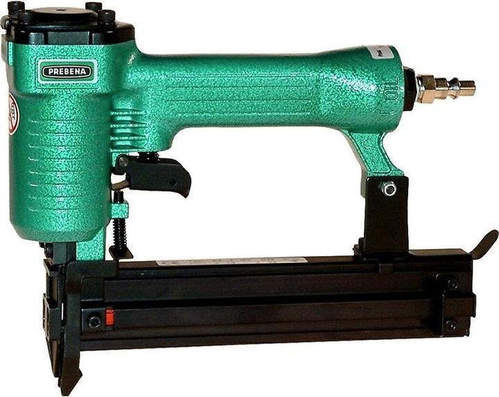 Actual product image Prebena Pneumatic nailer for curtain rails for upsetting nails J 1332 mm