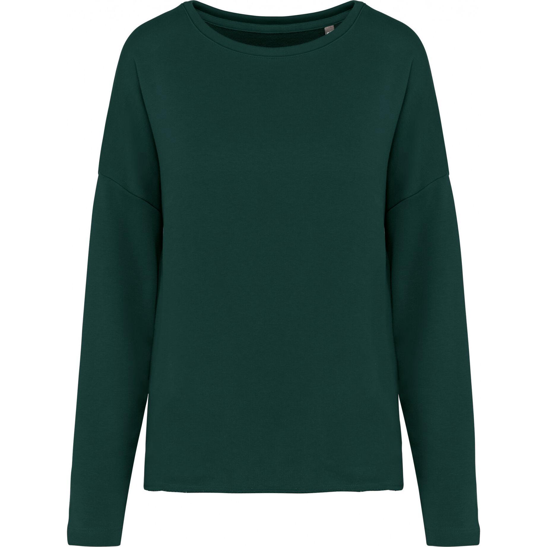 Kariban, Damen, Pullover, Loose, Grün, (M)