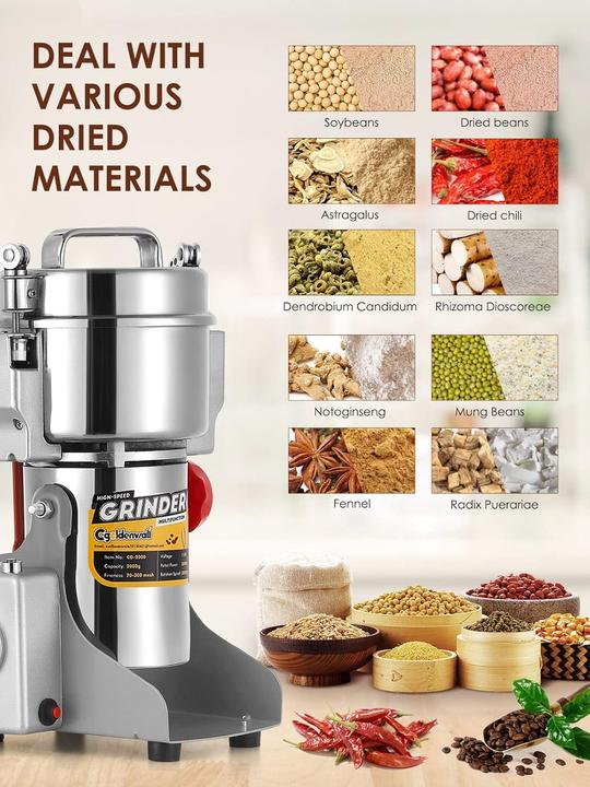Actual product image Cgoldenwall Elektrische Getreidemühle