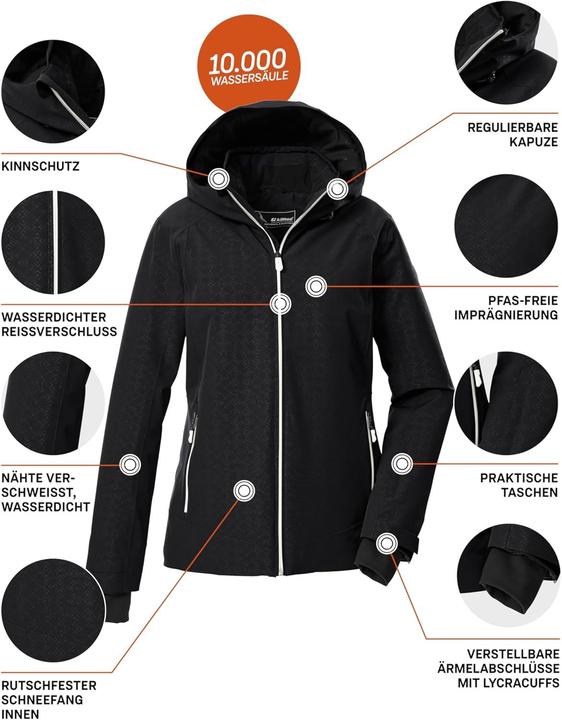 Produktbild Killtec Giacca da Sci con Cappuccio e Gonna da Neve (46)
