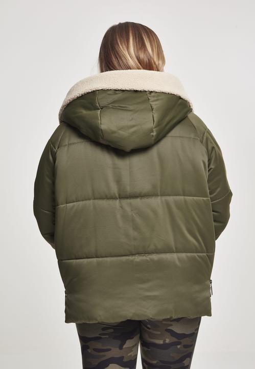 Produktbild Urban Classics Ladies Sherpa Hooded Jacket (XL)