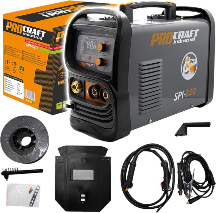 Procraft SPI-320 Inverter welding machine 5.3 kW 19.65 V 160 A semi-automatic