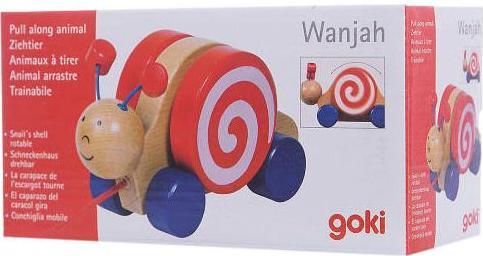Produktbild Goki Hölzerne Pull Tier Schnecke
