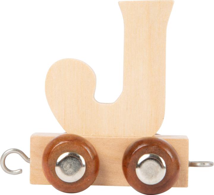 Actual product image small foot Lettering J