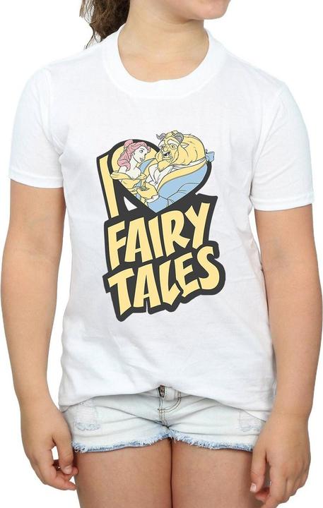 Produktbild Disney Beauty And The Beast I Love Fairy Tales TShirt Mädchen (140, 146)