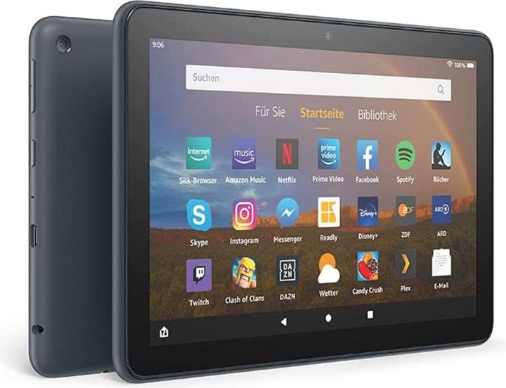 Produktbild Amazon Fire HD 8 Plus Tablet (2020) HD Display, 64 GB, Quad-Core, 3 GB RAM, kabellose...