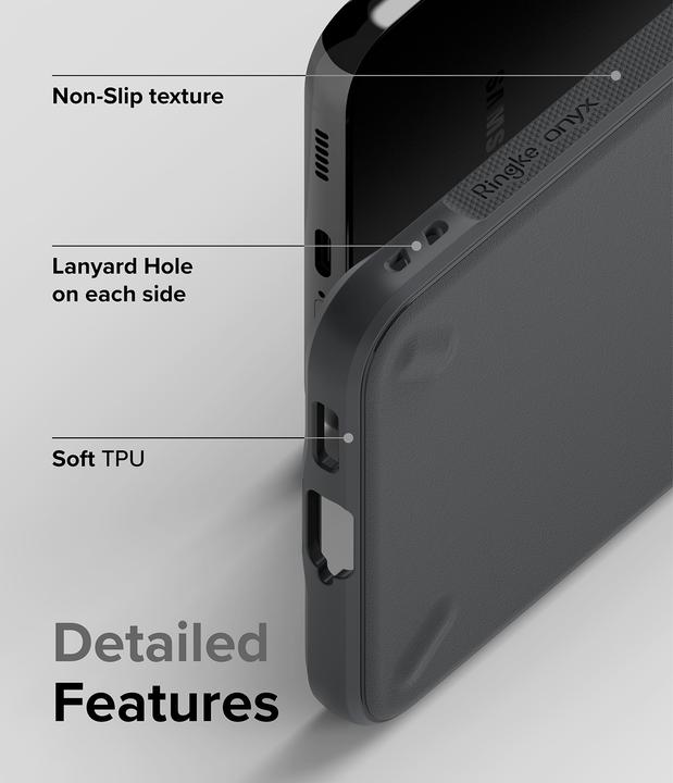 Produktbild Ringke Onyx Durable TPU Cover for Samsung Galaxy S22 + (S22 Plus) gray (Samsung Galaxy S22+)