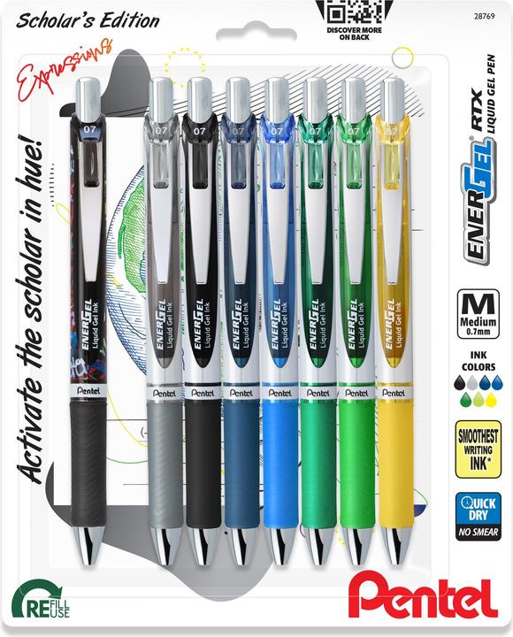 Colori misti (nero, blu, verde, grigio, verde chiaro, blu notte, giallo)