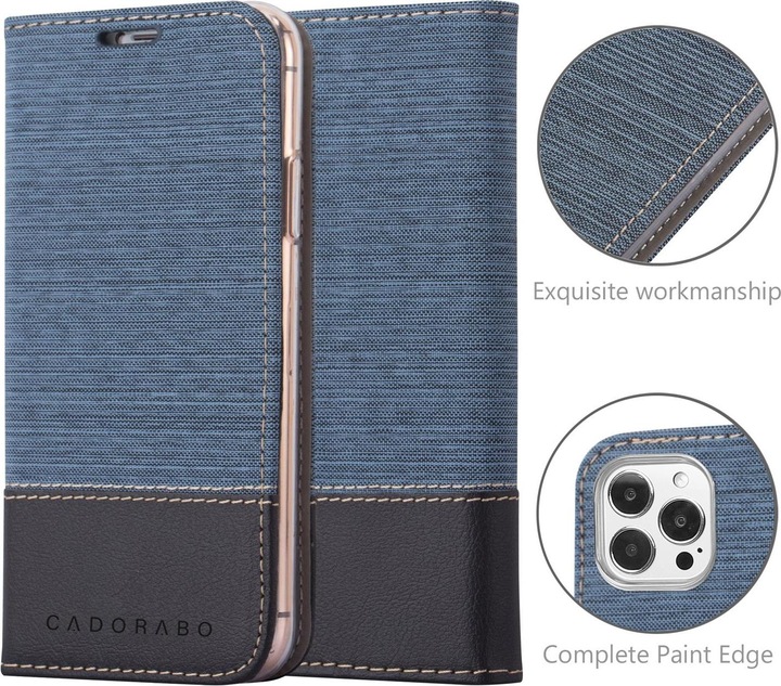Actual product image Cadorabo Jeans Book Cover (Apple iPhone 13 Pro Max)