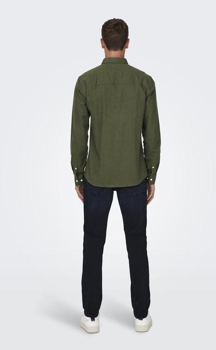 Produktbild Only & Sons Einfarbiges Langarmhemd (XS)