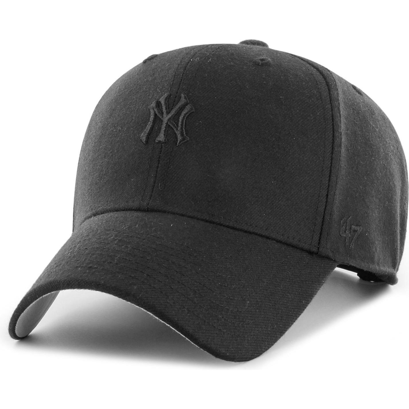 47 Brand, Herren, Cap, Snapback Cap - Base Runner New York Yankees, Schwarz