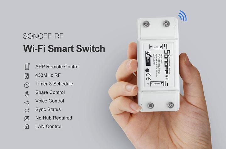 Produktbild Sonoff WLAN-Schaltaktor RFR2 (Schaltaktor)