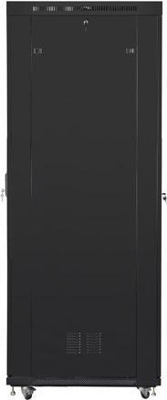 Produktbild Lanberg SZAFA INSTALACYJNA RACK STOJĄCA 19" 47U 800X1000 CZARNA DRZWI SZKLANE LCD (FLAT PACK) (47 HE, 19 Zoll Rack)