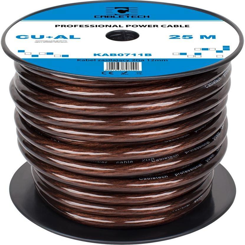 Cabletech 2Ga OD12mm CU + AL Autokabel (KAB0711B)