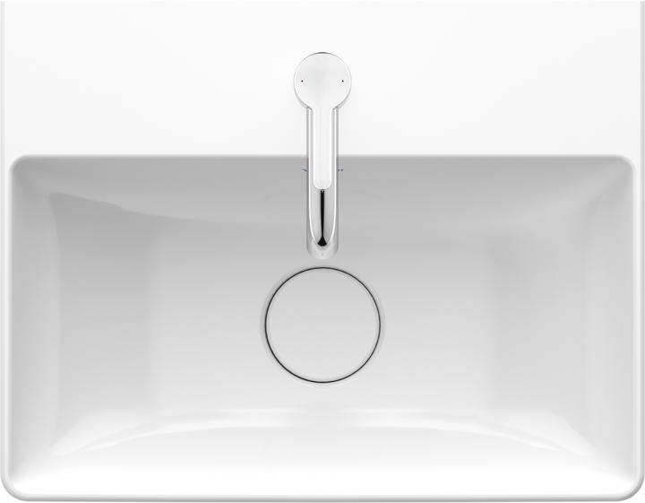 Produktbild Duravit Handwaschbecken DURASQUARE o ÜL m HLB 450x350mm 1 Hahnloch weiss (350 mm, 450 mm)