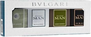 Produktbild Bulgari Bvlgari Man Aqua Edt 5ml + Aqua Marine Edt 5ml + Wood Essence Edp + Glacial Essence 5ml Mini Set (Maniküre Set)