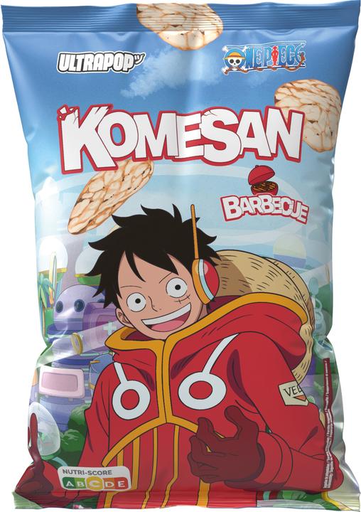 Actual product image LnsTrade ONE PIECE - Komesan 'Chips De Riz' - Luffy - 60g - Barbecue (63 g)