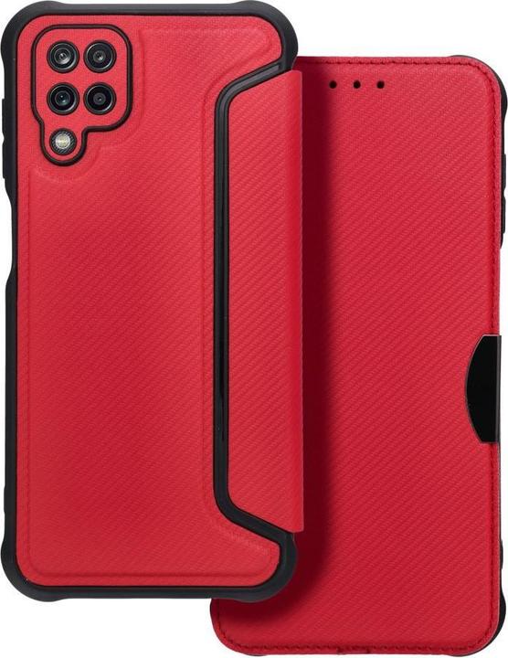 Produktbild OEM Book case RAZOR Book for SAMSUNG A12 / M12 red (Samsung Galaxy M12)