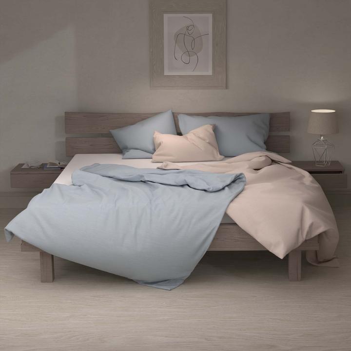 Produktbild Lotus Bettwaren Bettwäsche Jersey uni mélange (Duvetbezug, 200 x 210 cm)
