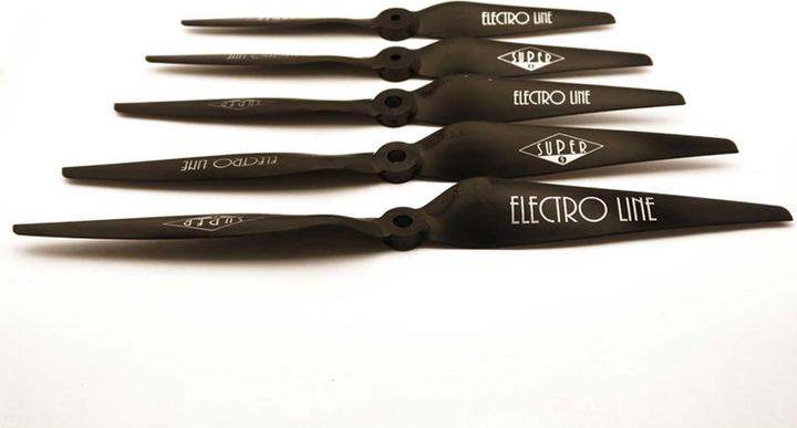 Super elettrolinea 8x5" 20x12,5 cm nero 1°k. elica