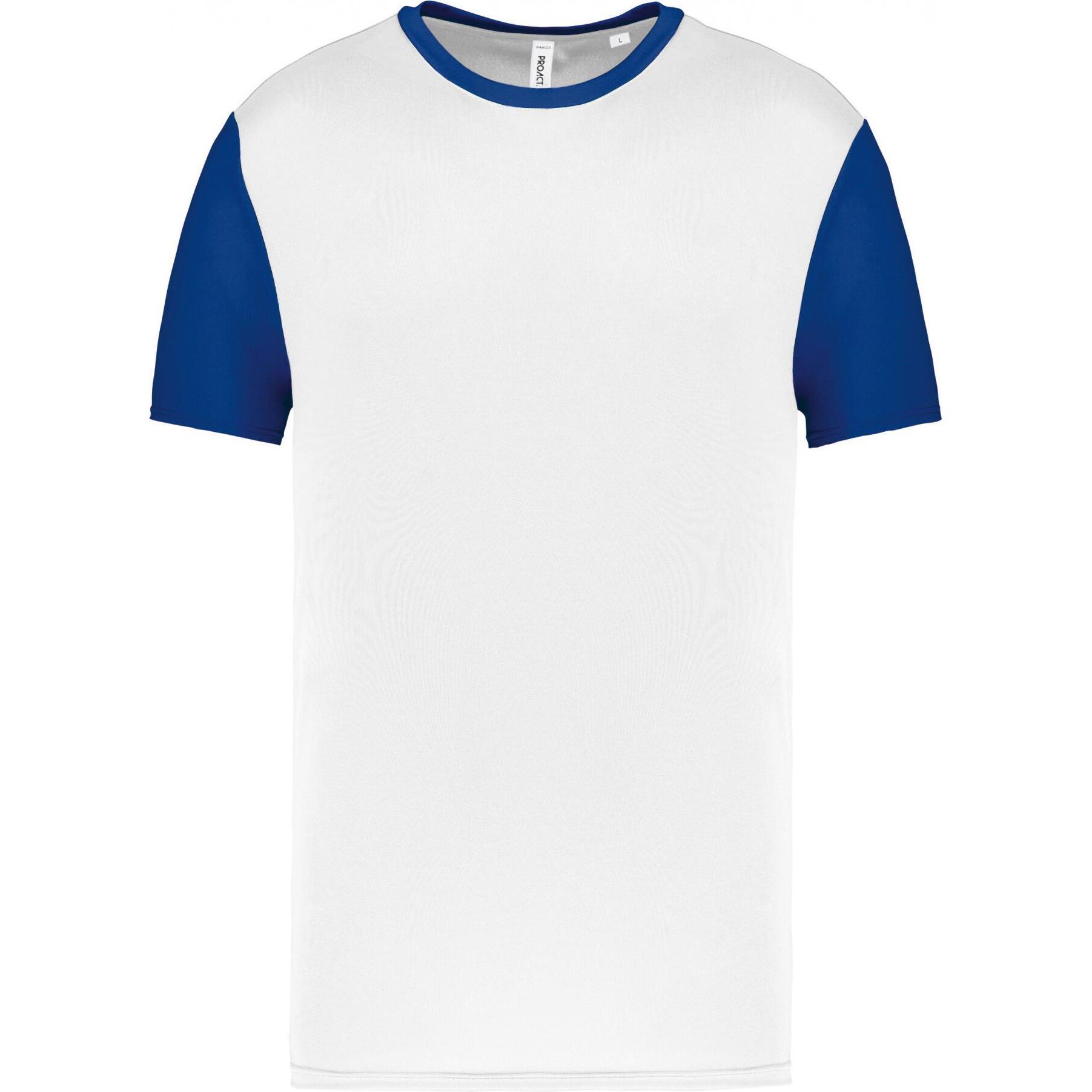 Proact, Herren, Sportshirt, Zweifarbiges Trikot (L), Weiss, Blau, L