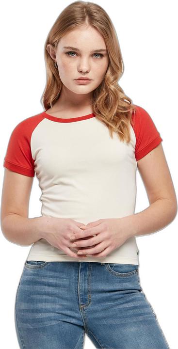 Produktbild Urban Classics Ladies Organic Stretch Short Retro Baseball Tee (4XL)