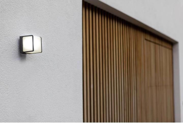 Actual product image Lutec LED outdoor wall lamp TELIN (800 lm, IP54)