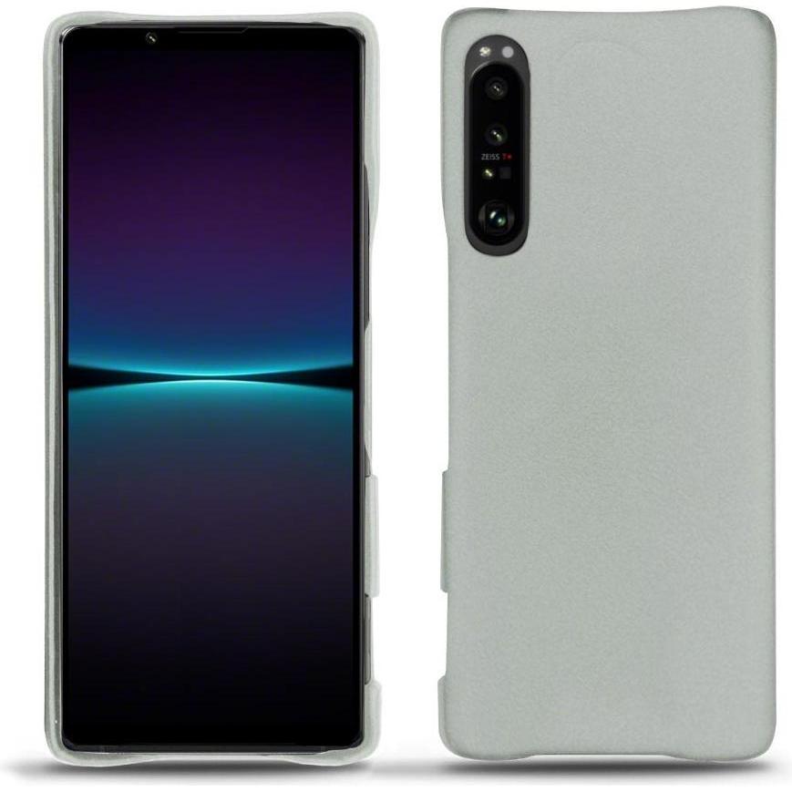 Noreve Lederschutzhülle (Sony Xperia 1 IV), Smartphone Hülle, Grau
