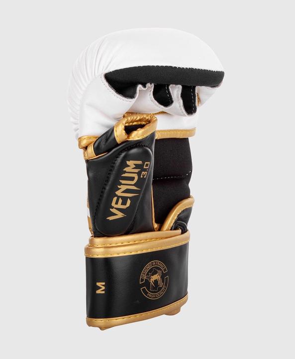 Immagine prodotto Venum Guanti Sparring Challenger 3.0 - Bianco/Nero-Oro (8 OZ, M)