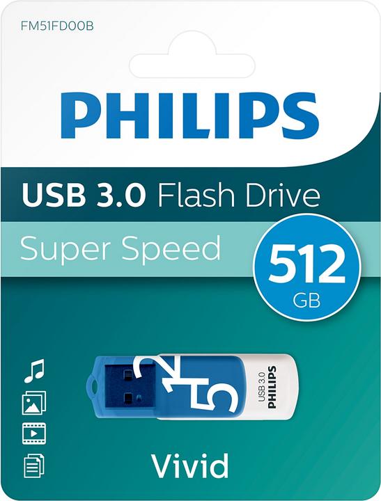 Image du produit Philips Vivid Edition (512 Go, USB-A)