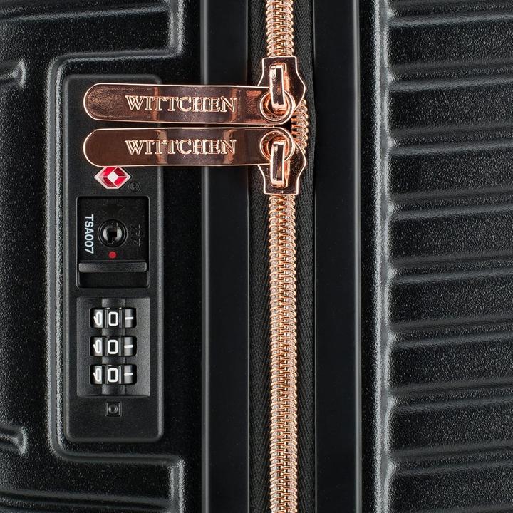 Actual product image Wittchen Reiskoffer 4-Piece Set with Spinner Wheels, TSA Lock, and Telescopic Handle