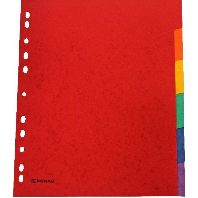 Donau, Ordner Zubehör, Register A4 6-teilig mehrfarbig