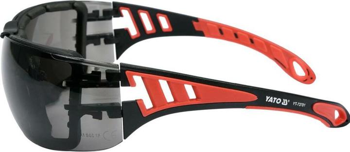 Actual product image Yato Grey goggles with (YT-73701) belt
