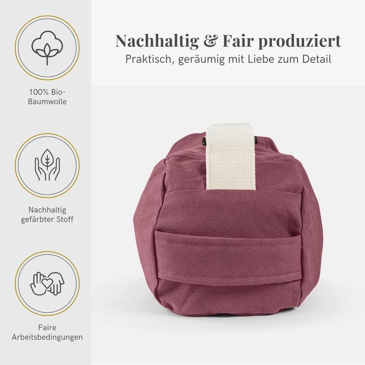 Produktbild Lotuscrafts Yogatasche Pune Aubergine