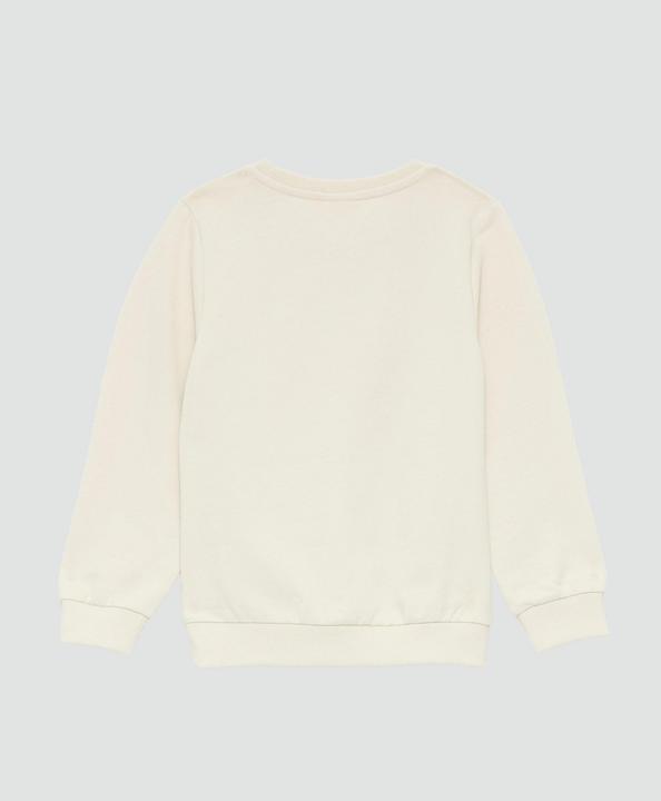 Actual product image S.Oliver Sweatshirt Unisex Sweatshirt mit Rippbündchen und kleinem Print-Detail (116, 122)