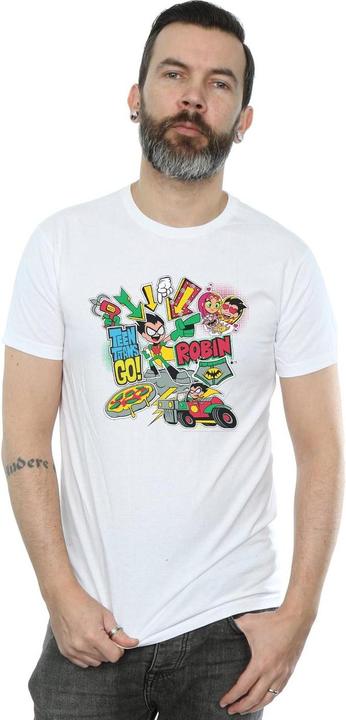 Produktbild Teen Titans Go Robin Montage TShirt (XL)