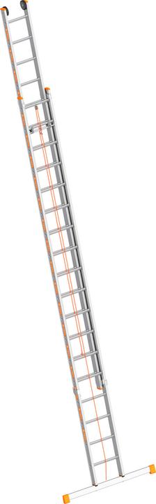 kaiserkraft Échelle à câble en aluminium (Échelle simple, 930 cm)