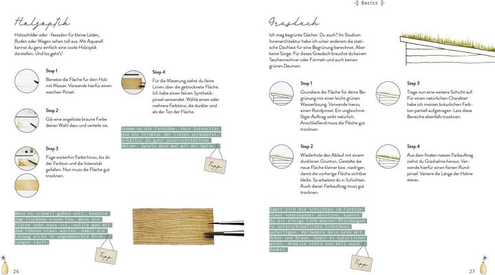 Actual product image Watercolor - Little Shops (German, Katja Blume, 2025)