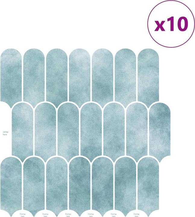Produktbild vidaXL Federn Fliesen Kunst