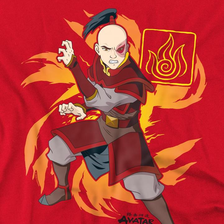 Immagine prodotto Avatar: The Last Airbender Flame Burst Maglietta Zuko Uomo (4XL)