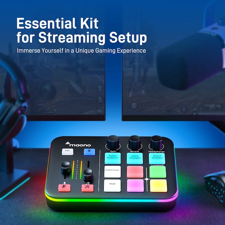 Actual product image Maono G1 NEO Gaming Audio Mixer (USB-C)