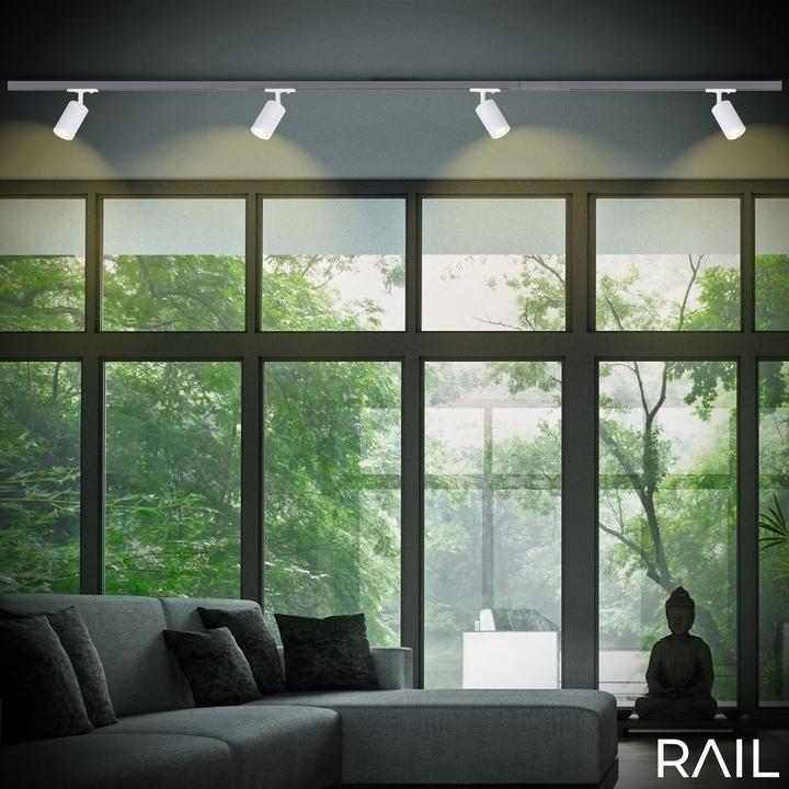 Image du produit Briloner HV-Stromschienensystem - LED Spot, Weiss, 1xGU10 exkl. Leuchtmittel