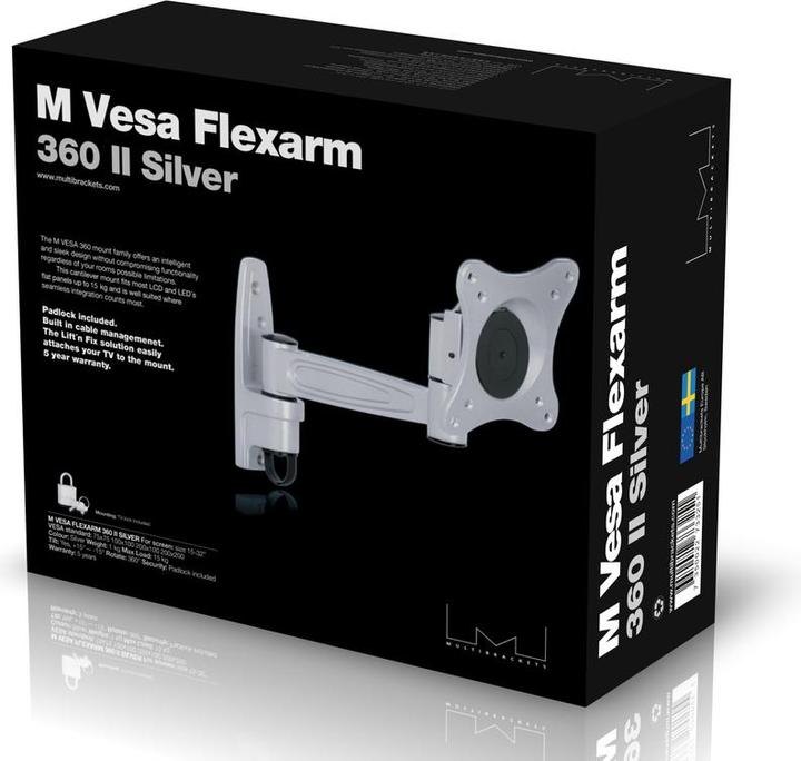 Produktbild Multibrackets M VESA Flexarm 360 II (Wand, 60 kg, 15" - 32")