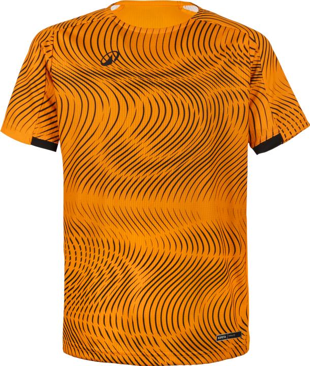 Produktbild Kipsta Kids' Football Shirt Club Wavy - Orange/Black (158)
