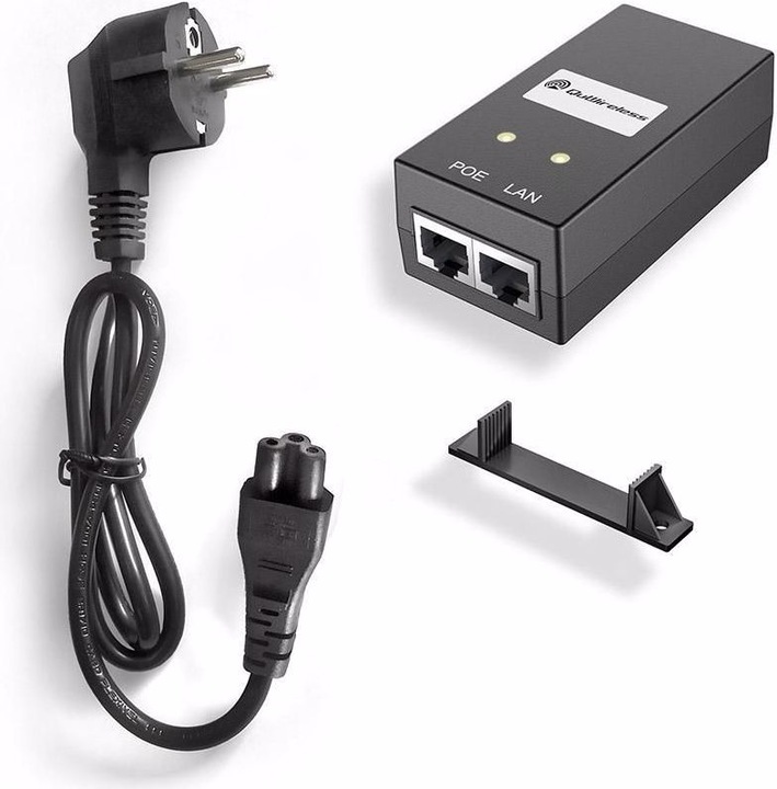 Produktbild Teltonika PoE Injector QuPSU P248E Passiv POE 24V, 0.8A (Passive 24V PoE-in, 19 W)
