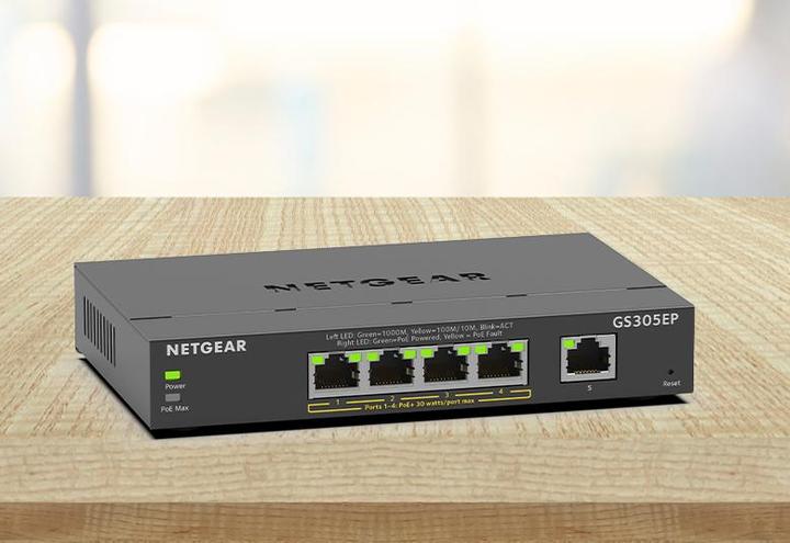 Productafbeelding Netgear GS305EP-100PES (5 Havens)